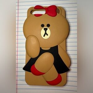 Cute Bear Girl iPhone 7plus/8plus Case